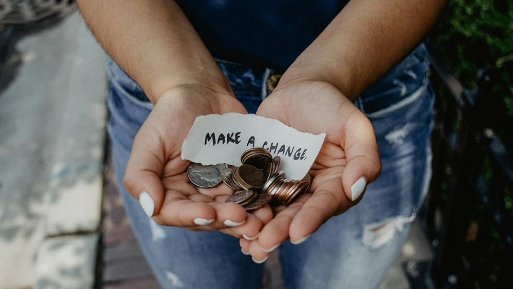Giving change
