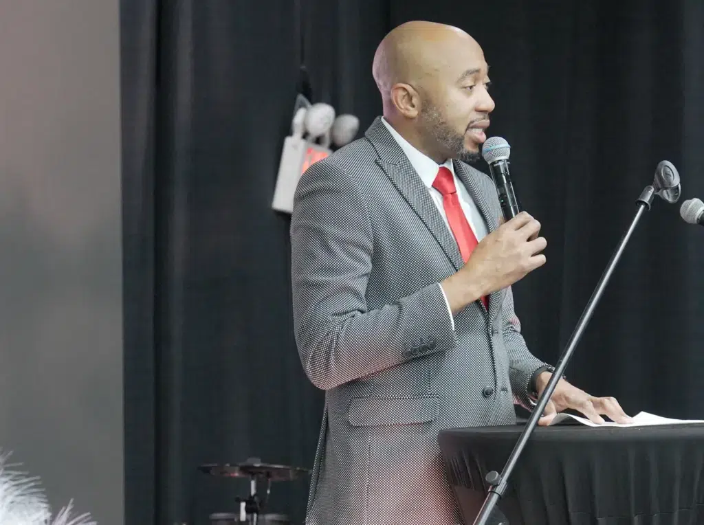 Pastor teaching